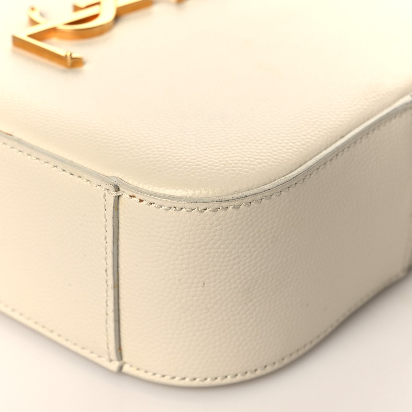 Grain De Poudre Small Classic Monogram Camera Bag White