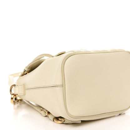 Chloe Calfskin Quilted Mini Faye Backpack Natural White 5 of 13