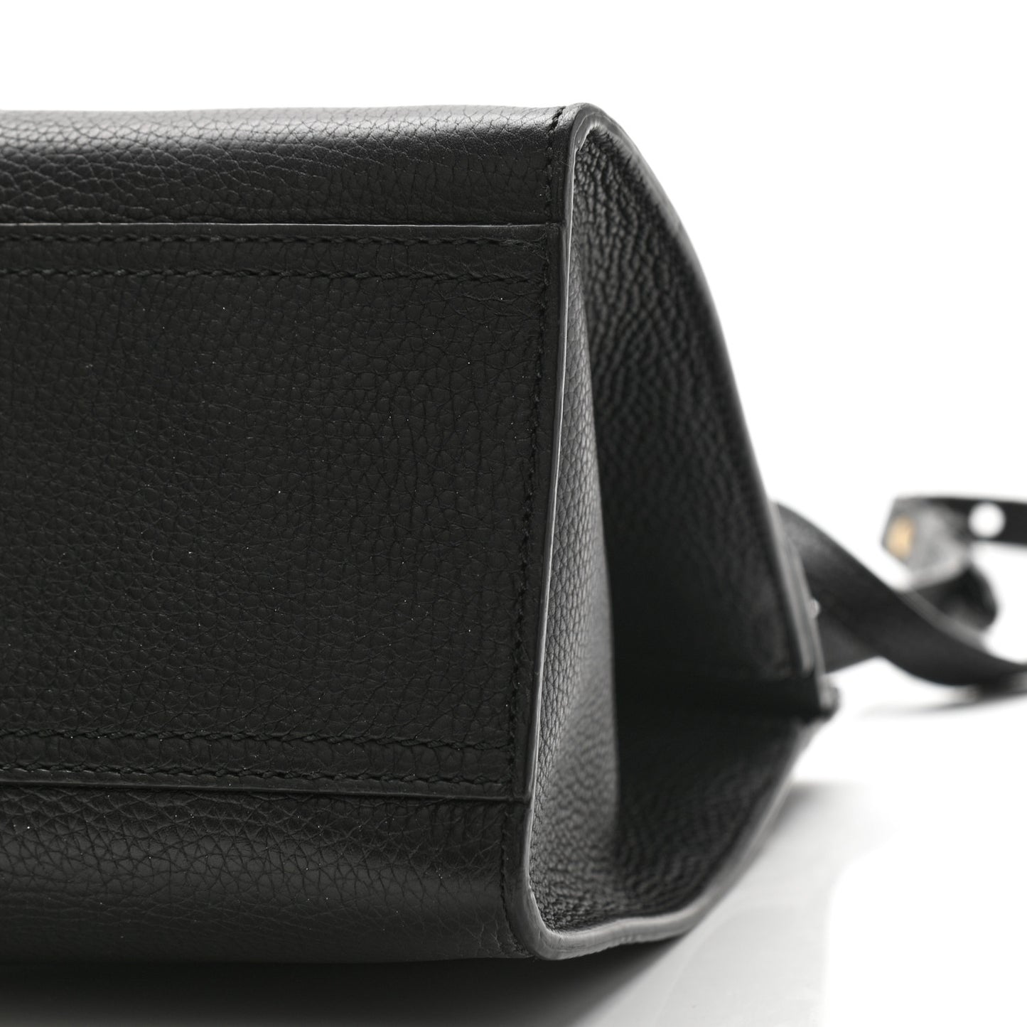 Calfskin Small GG Marmont Top Handle Bag Black
