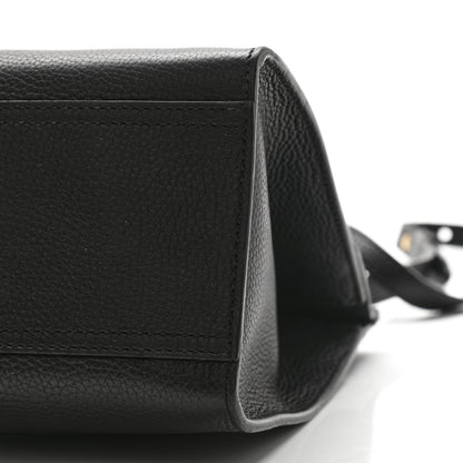 Gucci Calfskin Small GG Marmont Top Handle Bag Black 10 of 10