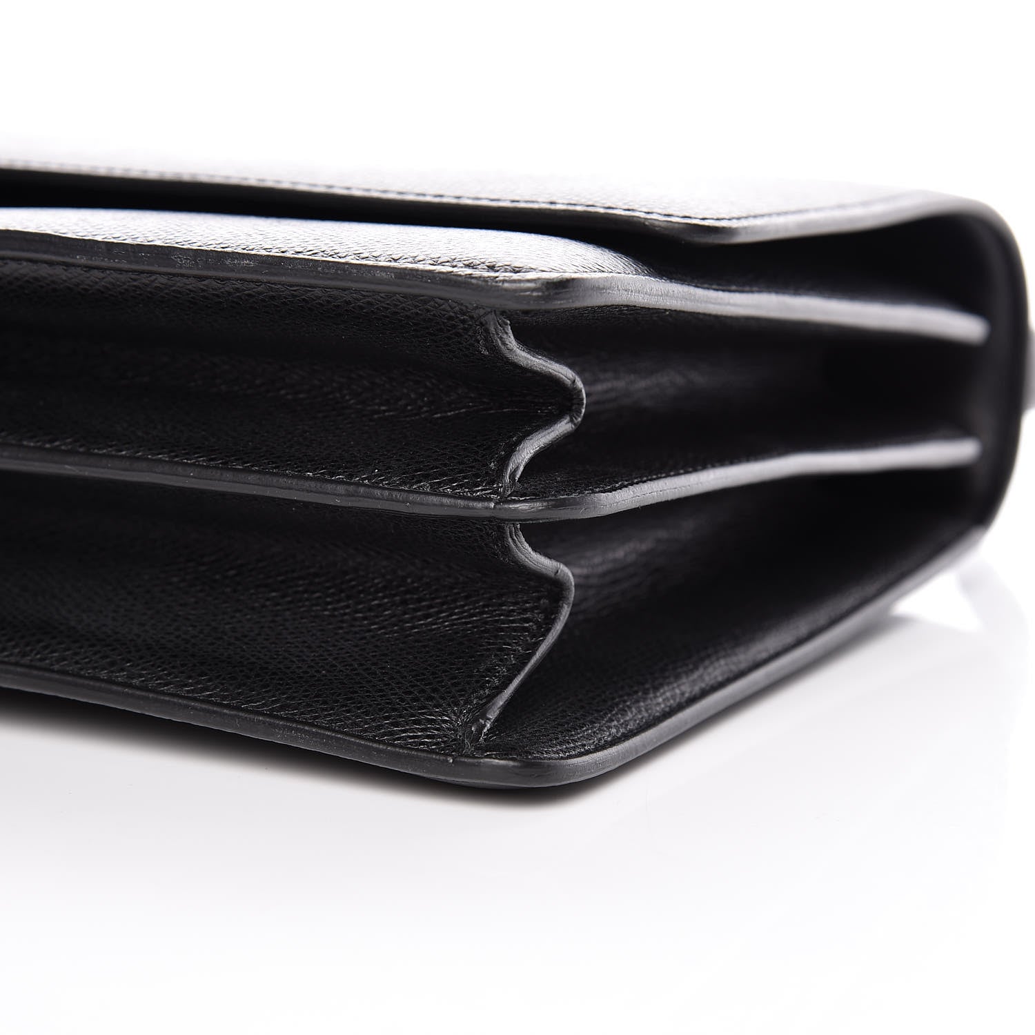 Celine Baby Grained Calfskin Medium Case Flap Black 6 of 10