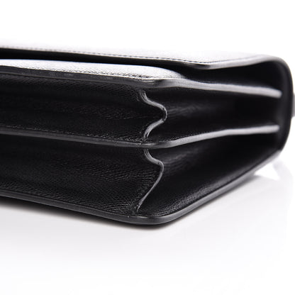 Celine Baby Grained Calfskin Medium Case Flap Black 6 of 10