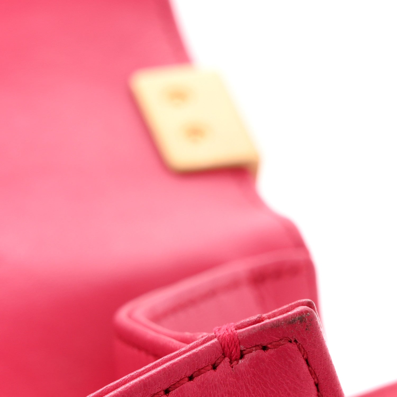Chanel Lambskin Quilted Medium Boy Flap Fuchsia 13 of 14