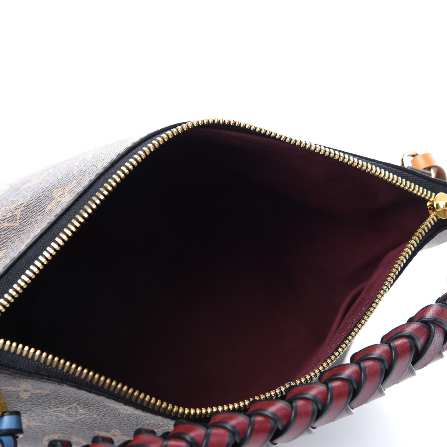Louis Vuitton Monogram Beaubourg Hobo Mini Bordeaux Red Peach Safran Blue Jean Blue 5 of 10