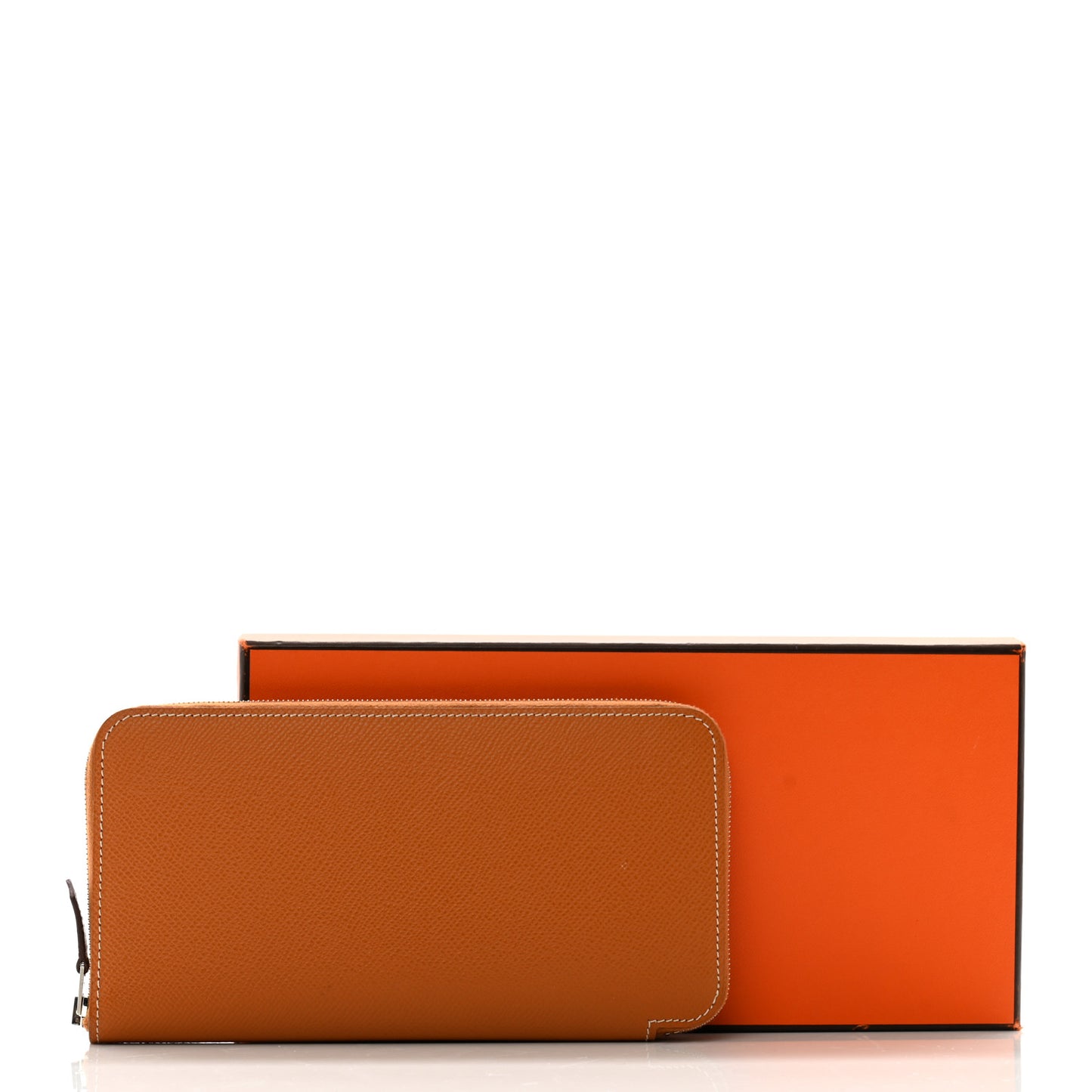 Epsom Silk'In Wallet Toffee Mykonos Bleu Ciel