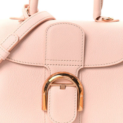 Delvaux Grained Rodeo Calfskin Mini Brillant Satchel Nude 9 of 11