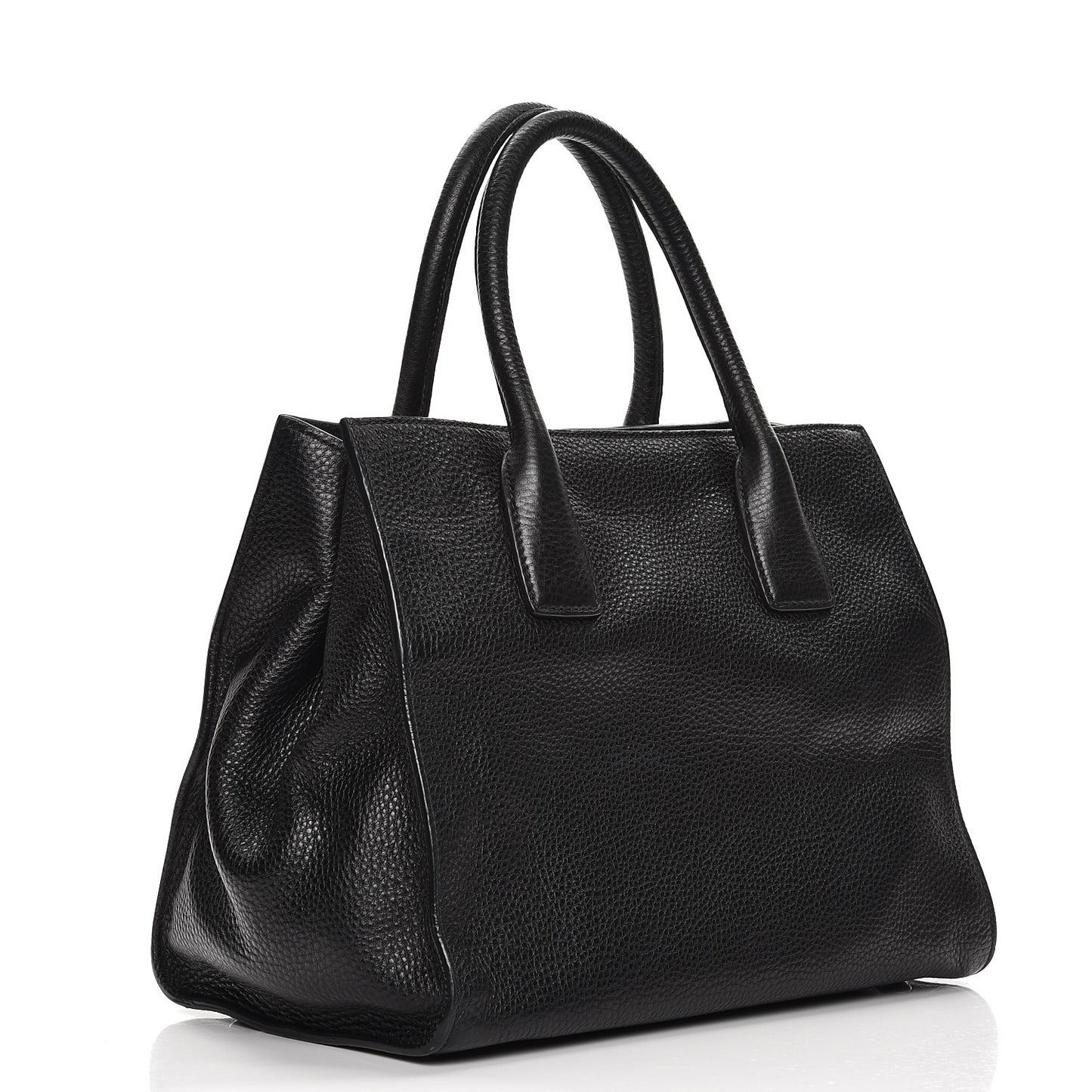 Vitello Daino Tote Nero Black
