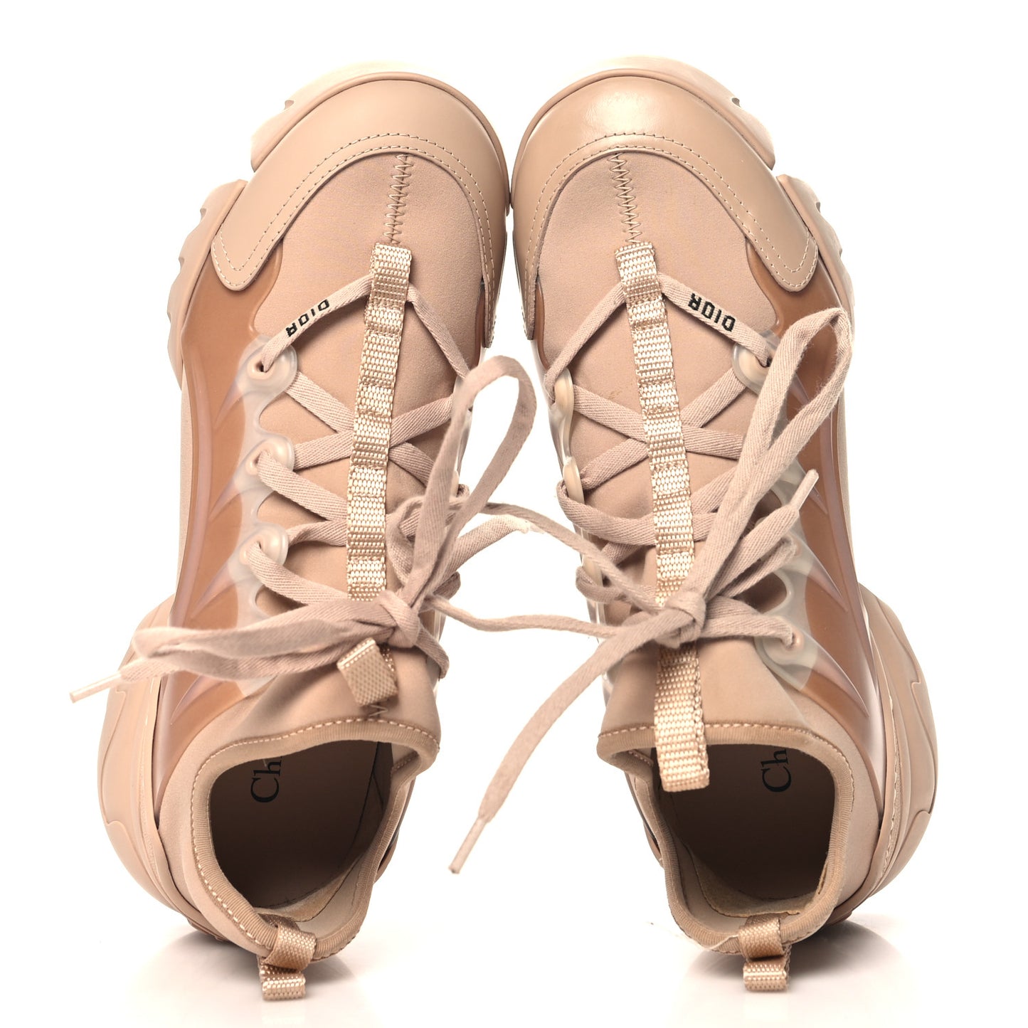 Neoprene Rubber Womens D-Connect Sneakers 37 Nude