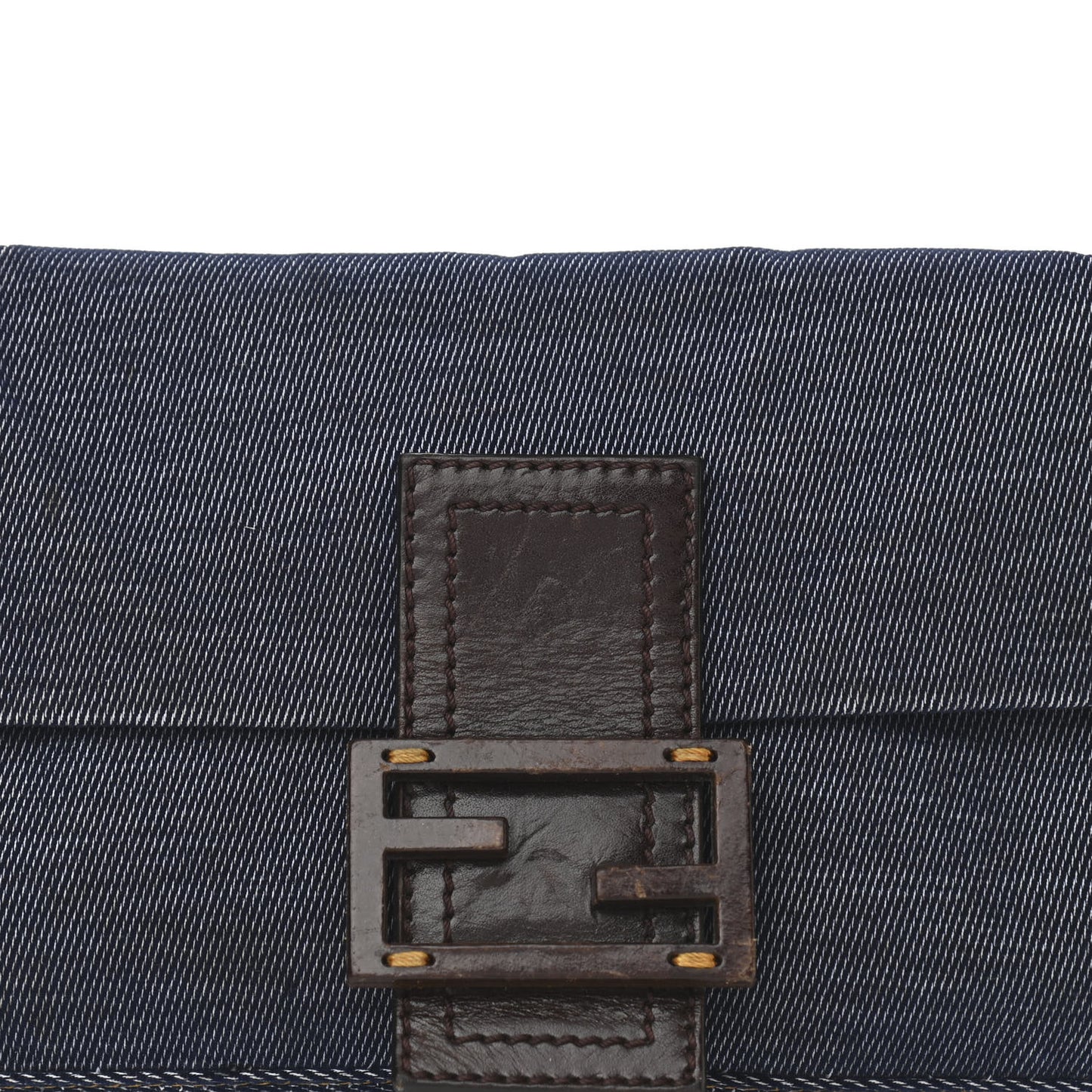 Denim Medium Convertible Baguette Blue