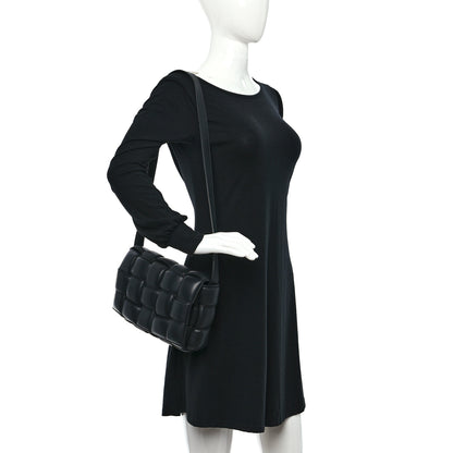 Bottega Veneta Nappa Maxi Intreccio Padded Cassette Crossbody Bag Black 2 of 15