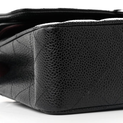 Chanel Caviar Quilted Medium Double Flap Black 9 of 11