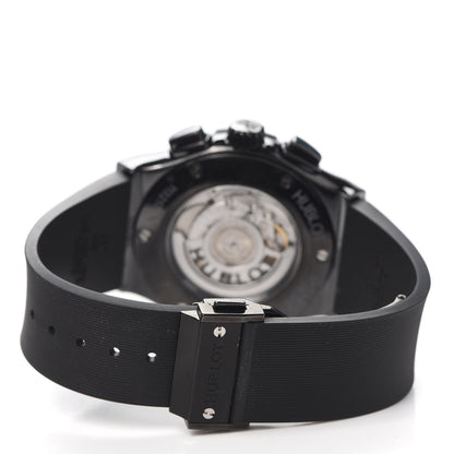 Hublot Titanium Ceramic Alligator 45mm Classic Fusion Aerofusion Chronograph Automatic Watch Black 525.CM.0170.RX 4 of 5