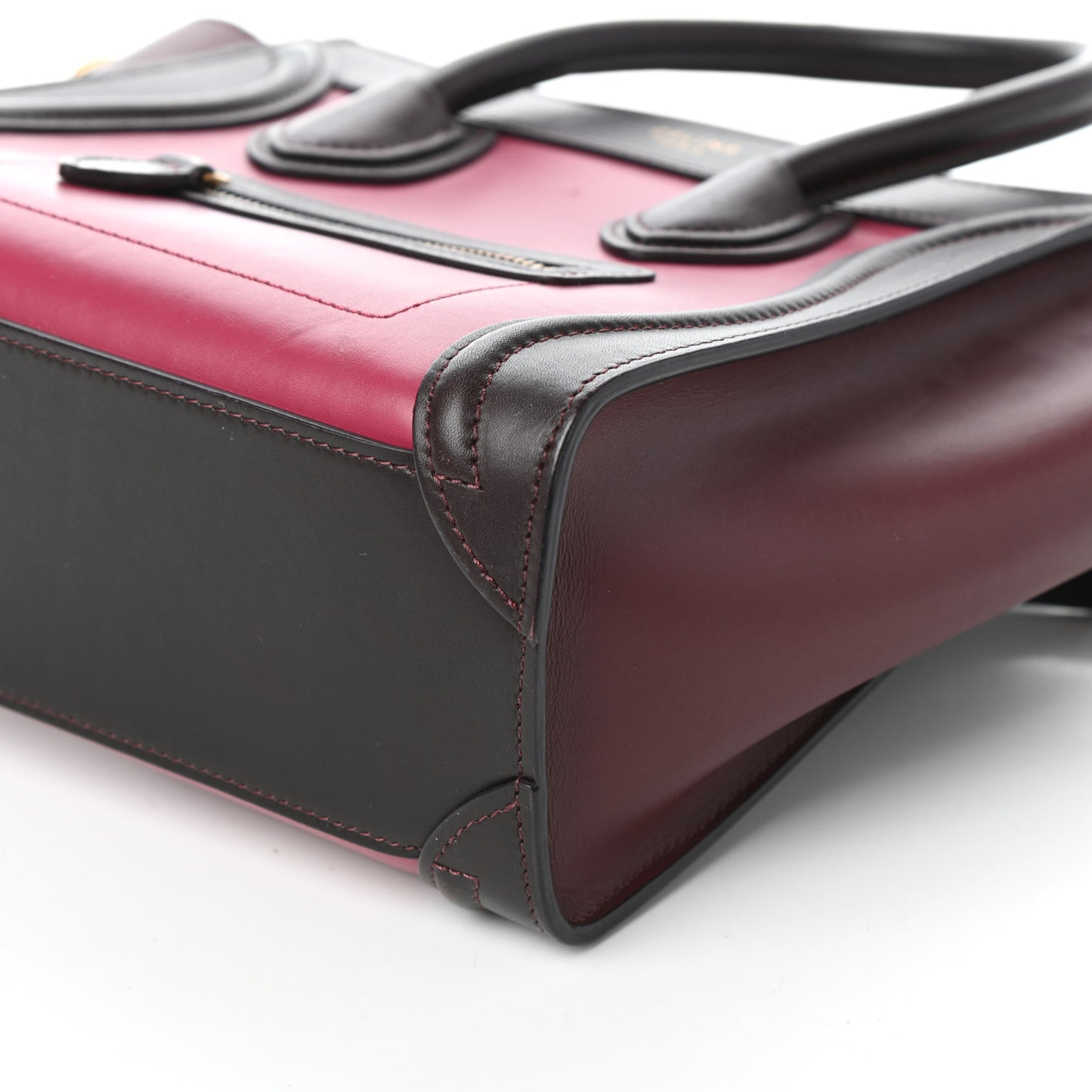 Satin Calfskin Nano Tri-Color Luggage Orchid