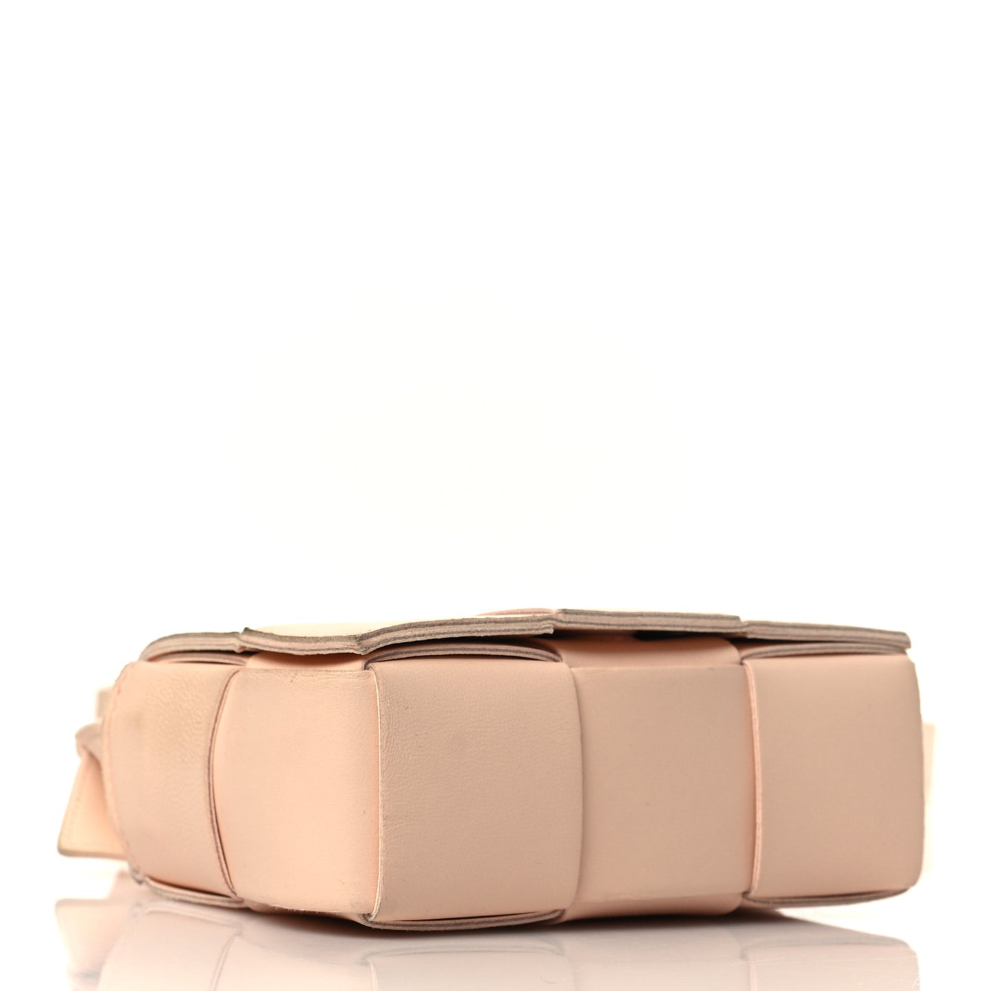 Lambskin Maxi Intreccio Candy Cassette Crossbody Bag Melon Washed