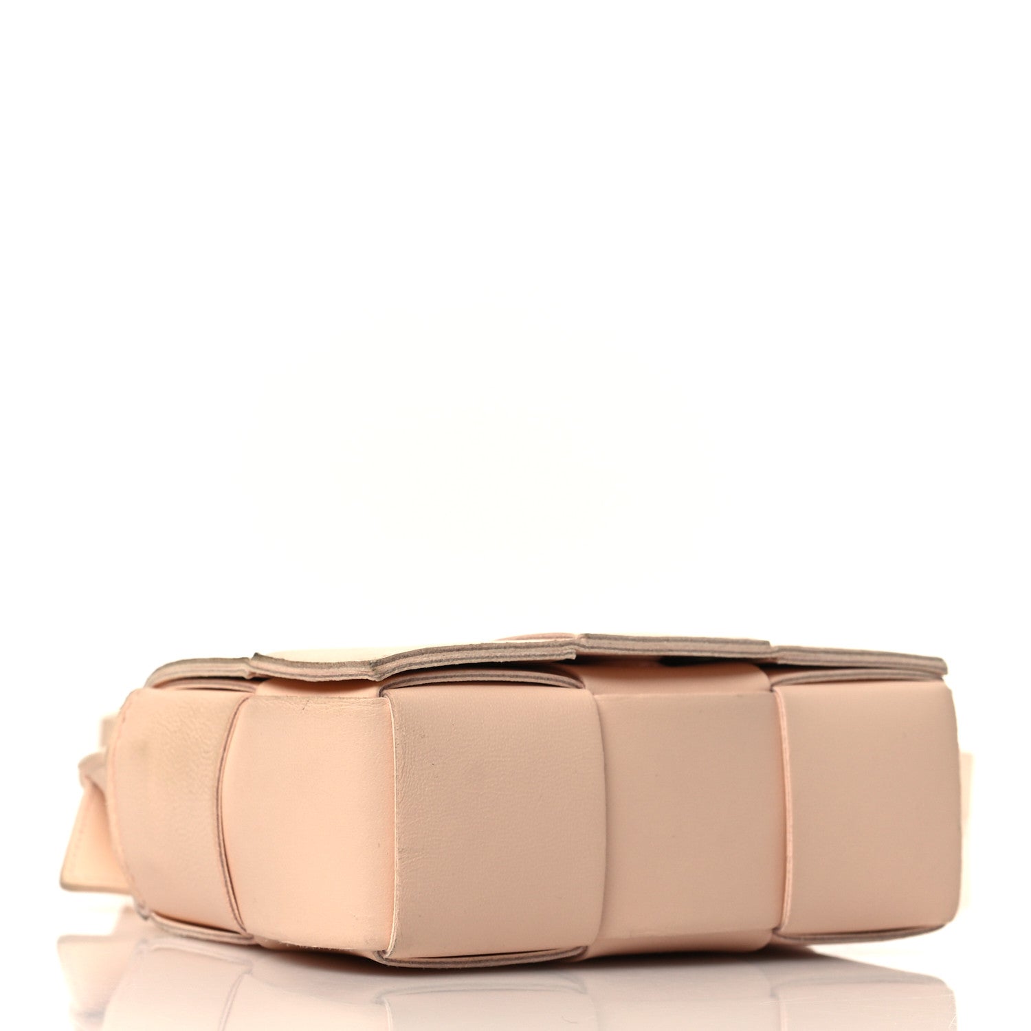 Bottega Veneta Lambskin Maxi Intreccio Candy Cassette Crossbody Bag Melon Washed 4 of 8
