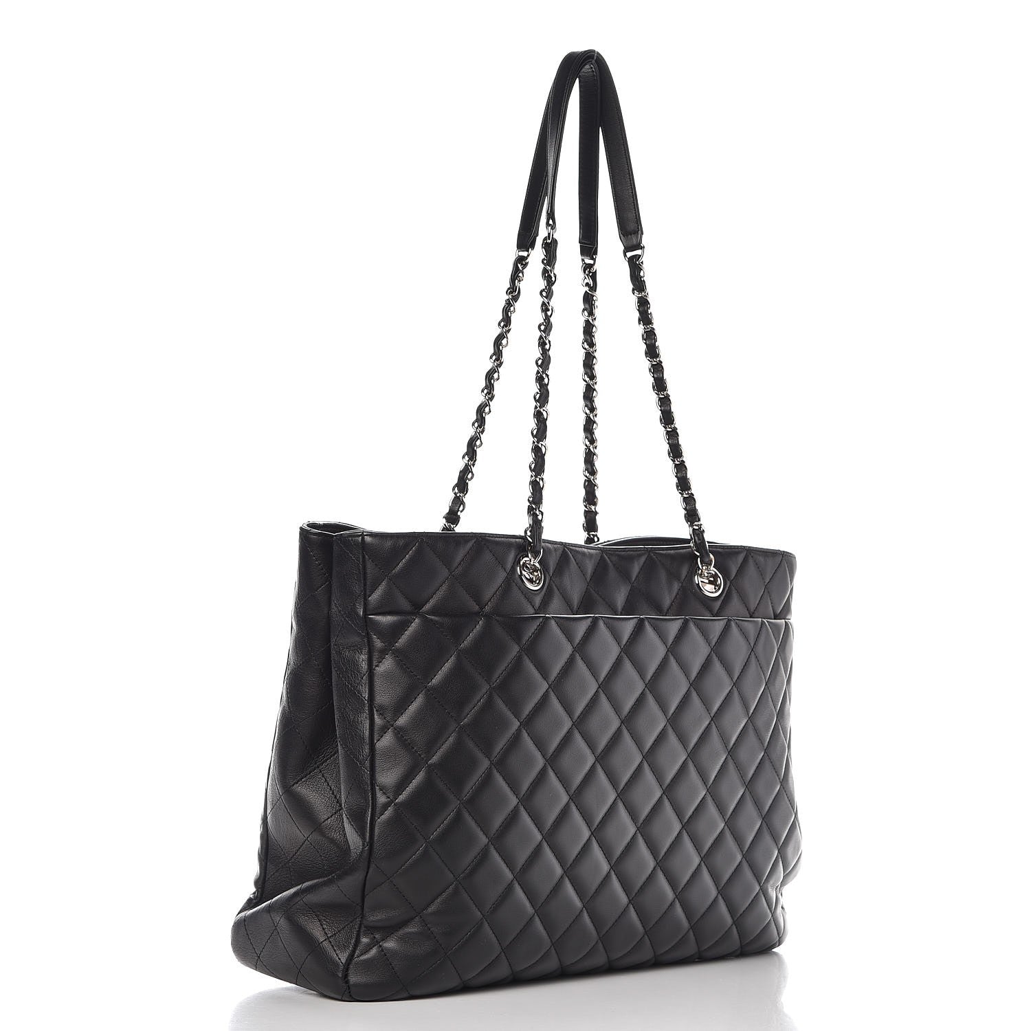 Chanel Calfskin Quilted Timeless Tote Black 3 of 12