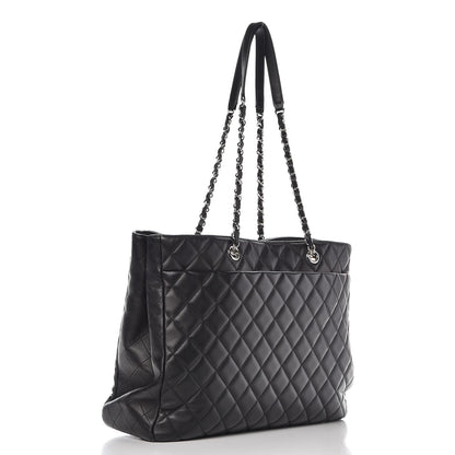 Chanel Calfskin Quilted Timeless Tote Black 3 of 12