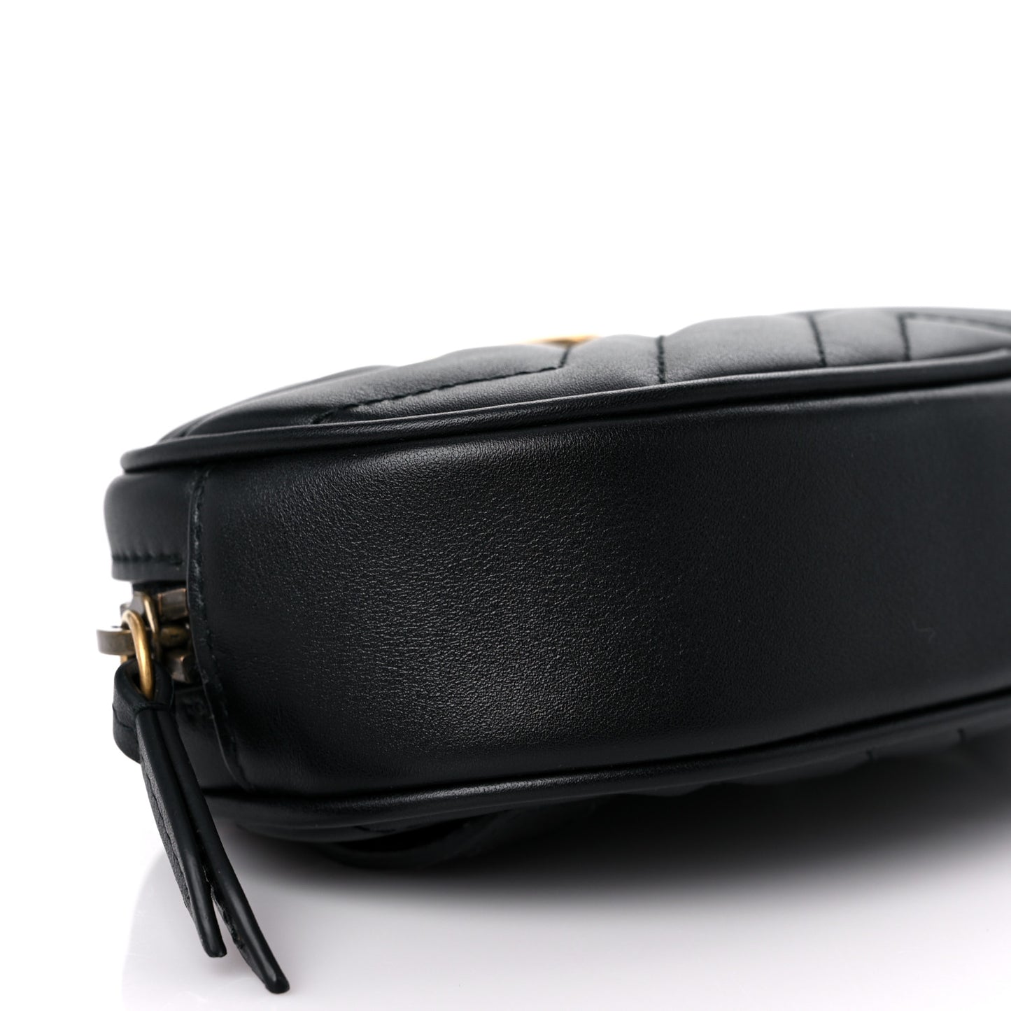 Calfskin Matelasse GG Marmont Belt Bag 85 34 Black