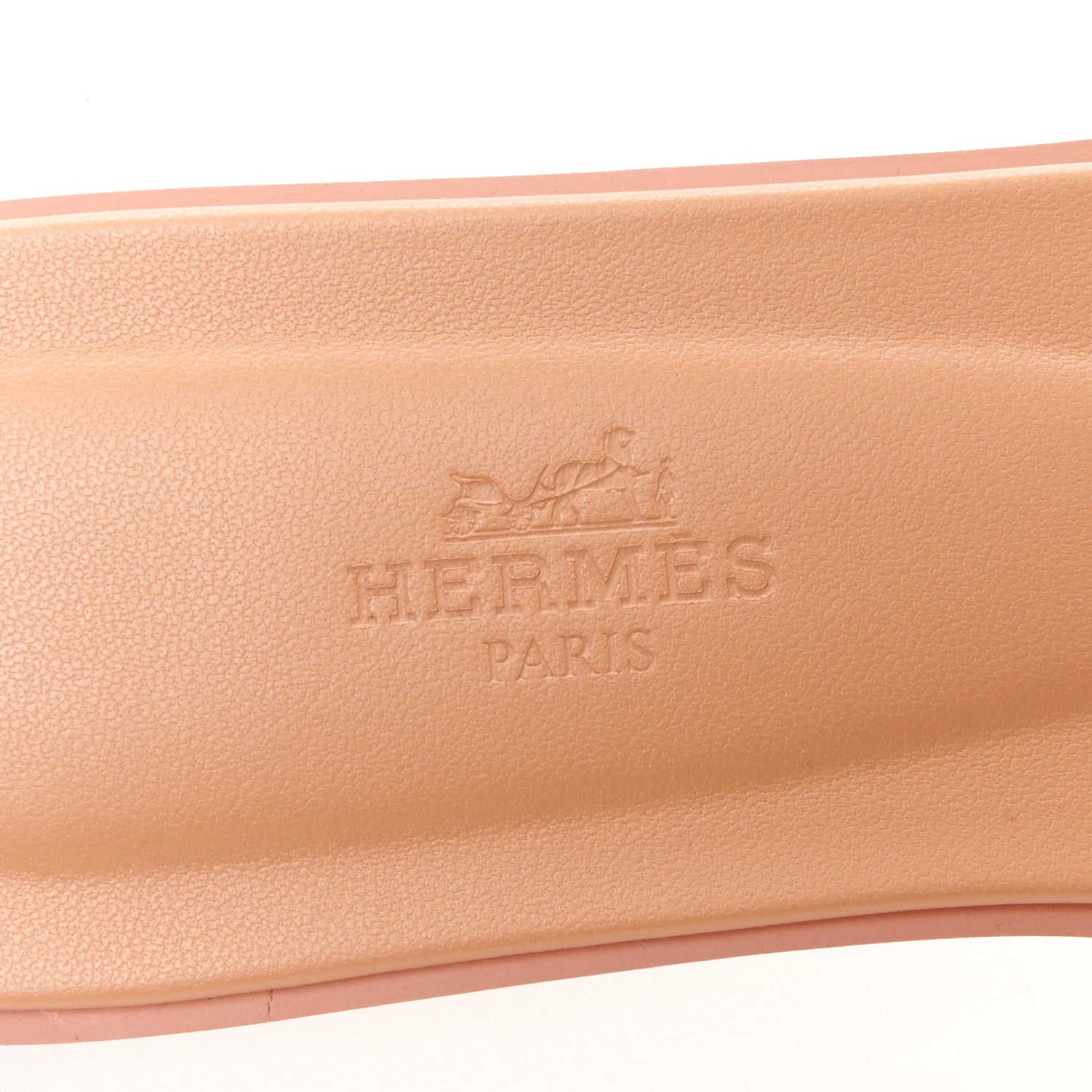 Hermes Box Calfskin Oran Sandals 36.5 Granit Rose 7 of 8