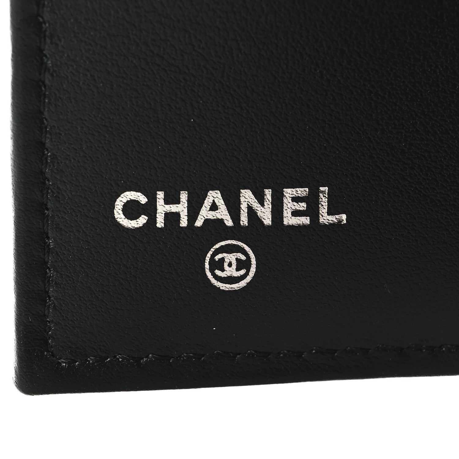 Chanel Calfskin Quilted Compact Bifold Wallet So Black 7 of 9