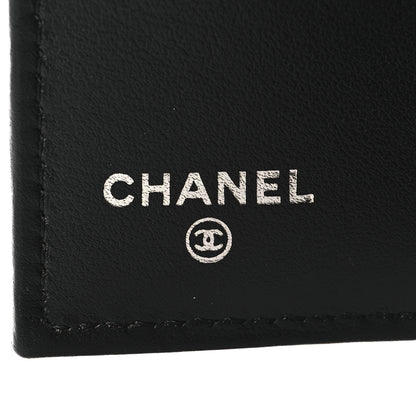 Chanel Calfskin Quilted Compact Bifold Wallet So Black 7 of 9