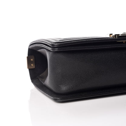 Chanel Caviar Quilted Medium Boy Flap Black 8 of 10