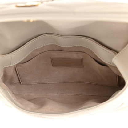 Saint Laurent Lambskin Quilted Le 57 Diamond Shoulder Bag Crema Soft 5 of 8