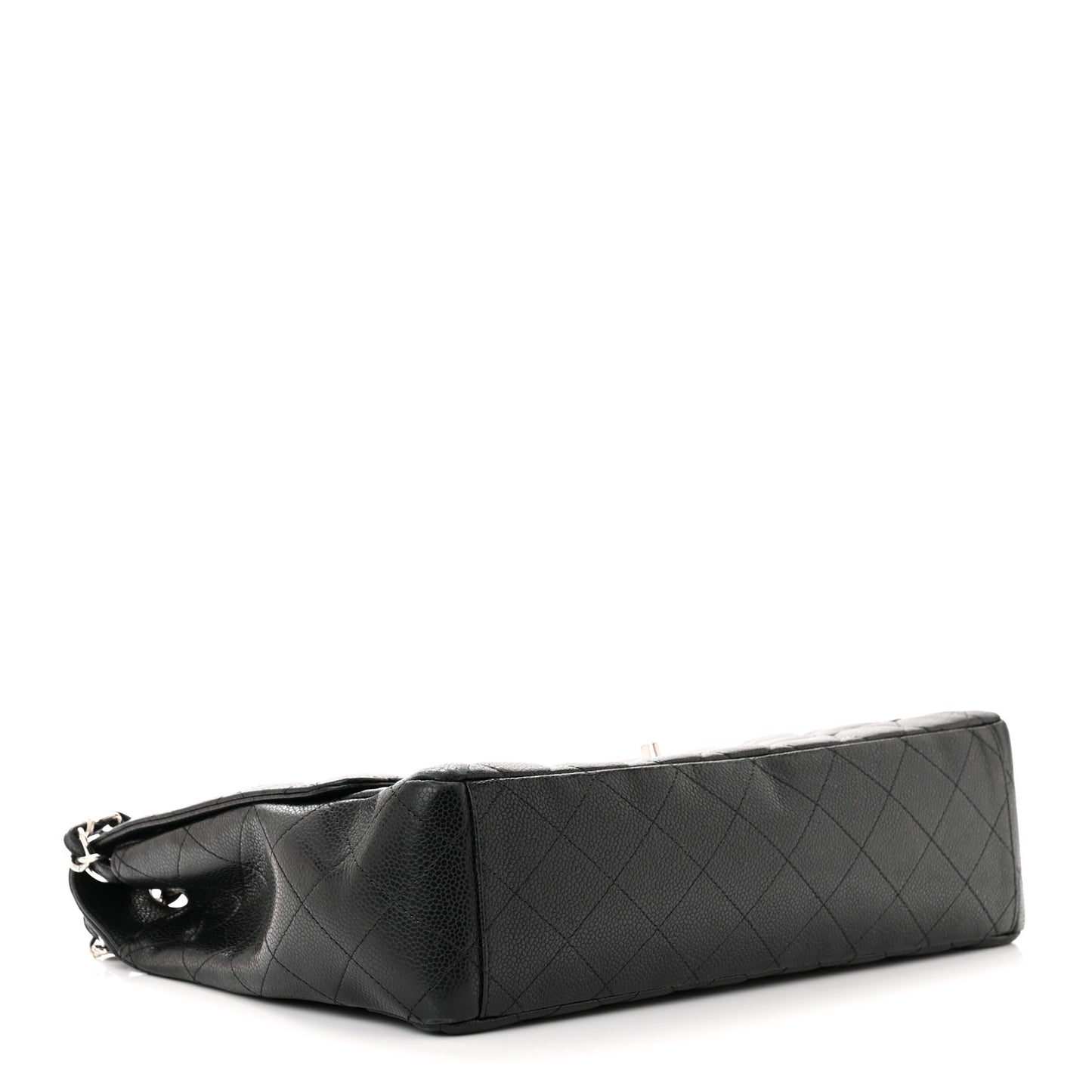 Caviar Quilted Maxi Single Flap Black