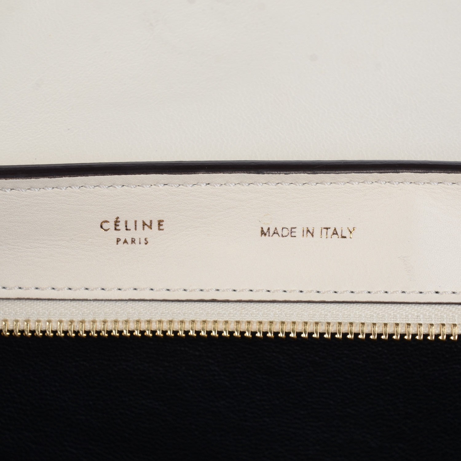 Celine Calfskin Suede Whipsnake Medium Trapeze Black White 6 of 8