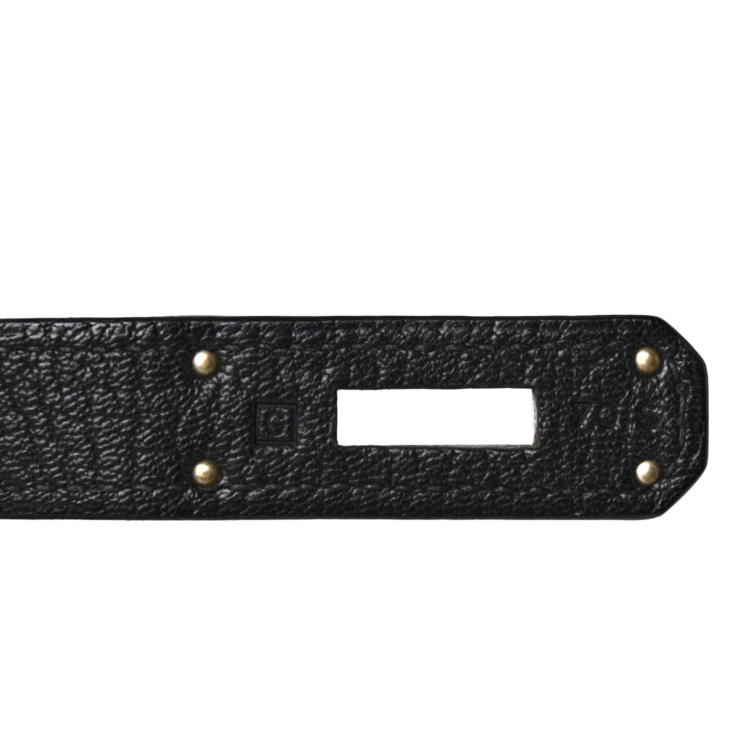 Hermes Chevre De Coromandel Kelly Sellier 32 Black 7 of 9