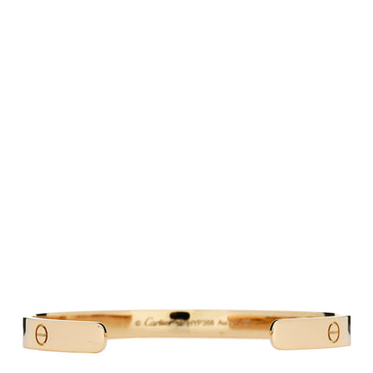 Cartier 18K Yellow Gold LOVE Cuff Bracelet 19 2 of 4
