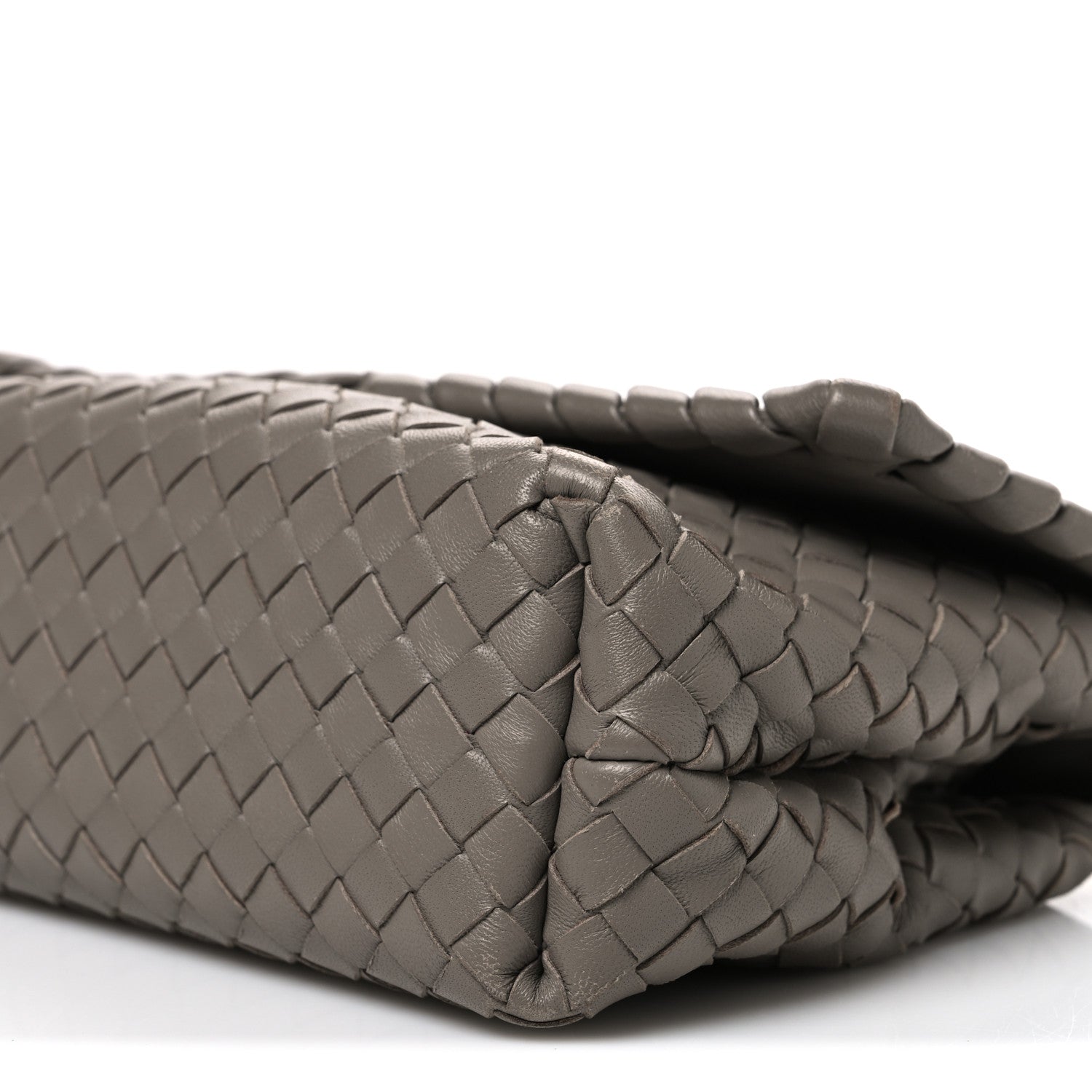 Bottega Veneta Nappa Intrecciato Baby Olimpia Shoulder Bag Limestone 12 of 12