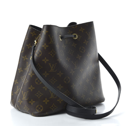 Louis Vuitton Monogram Neonoe MM Black 3 of 9
