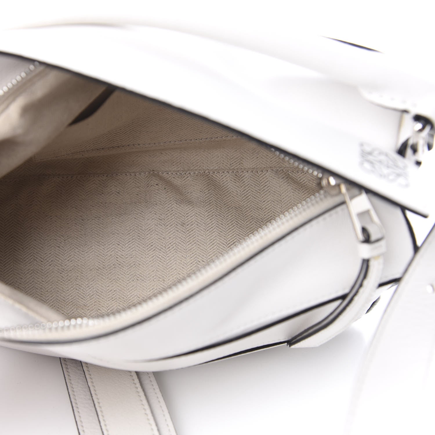 Loewe Calfskin Small Puzzle Bag White 6 of 12