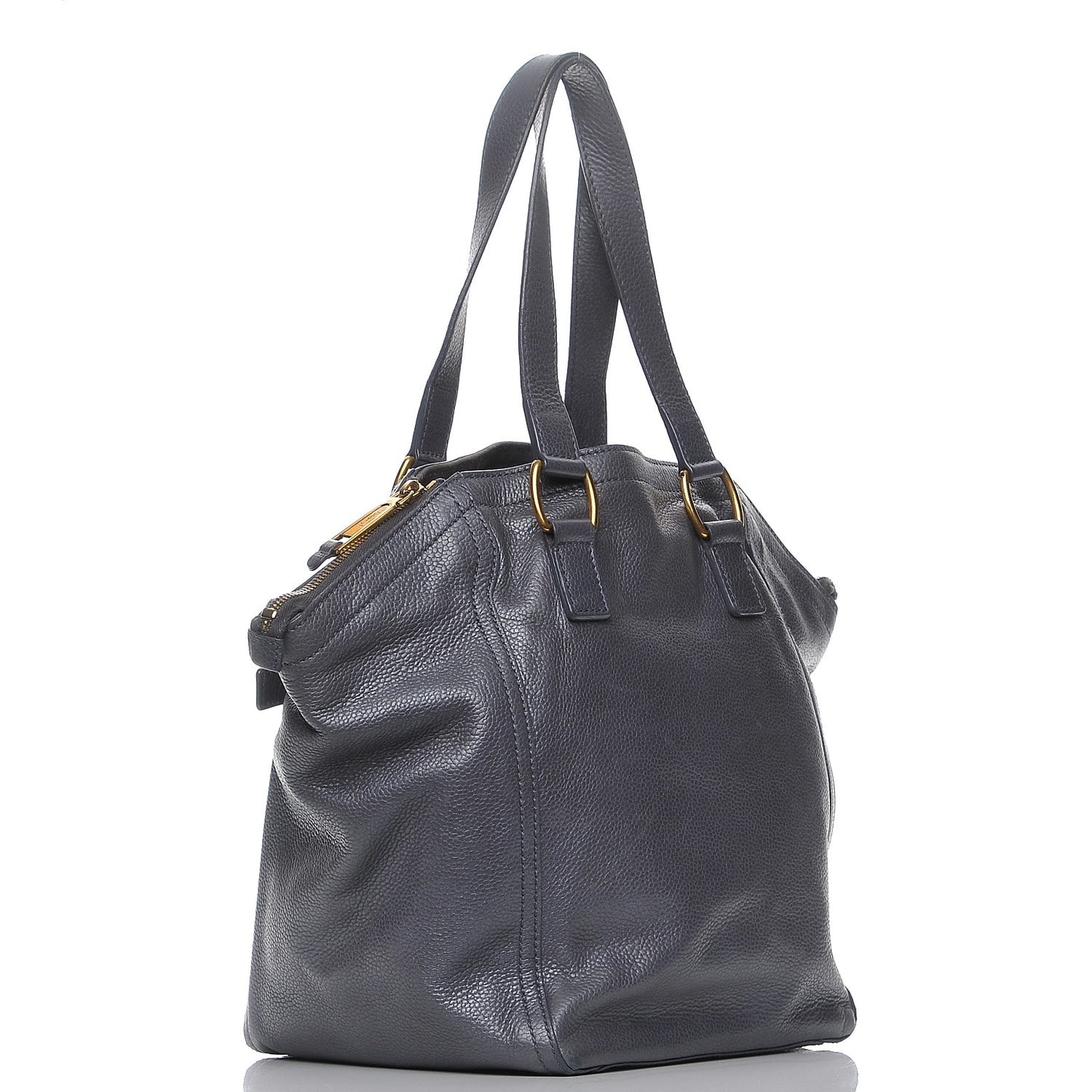 Calfskin Small Downtown Grey