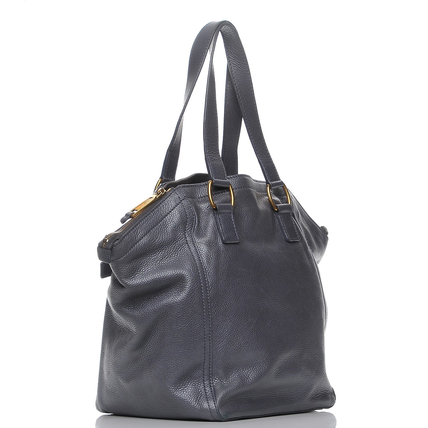 Saint Laurent Calfskin Small Downtown Grey 3 of 8