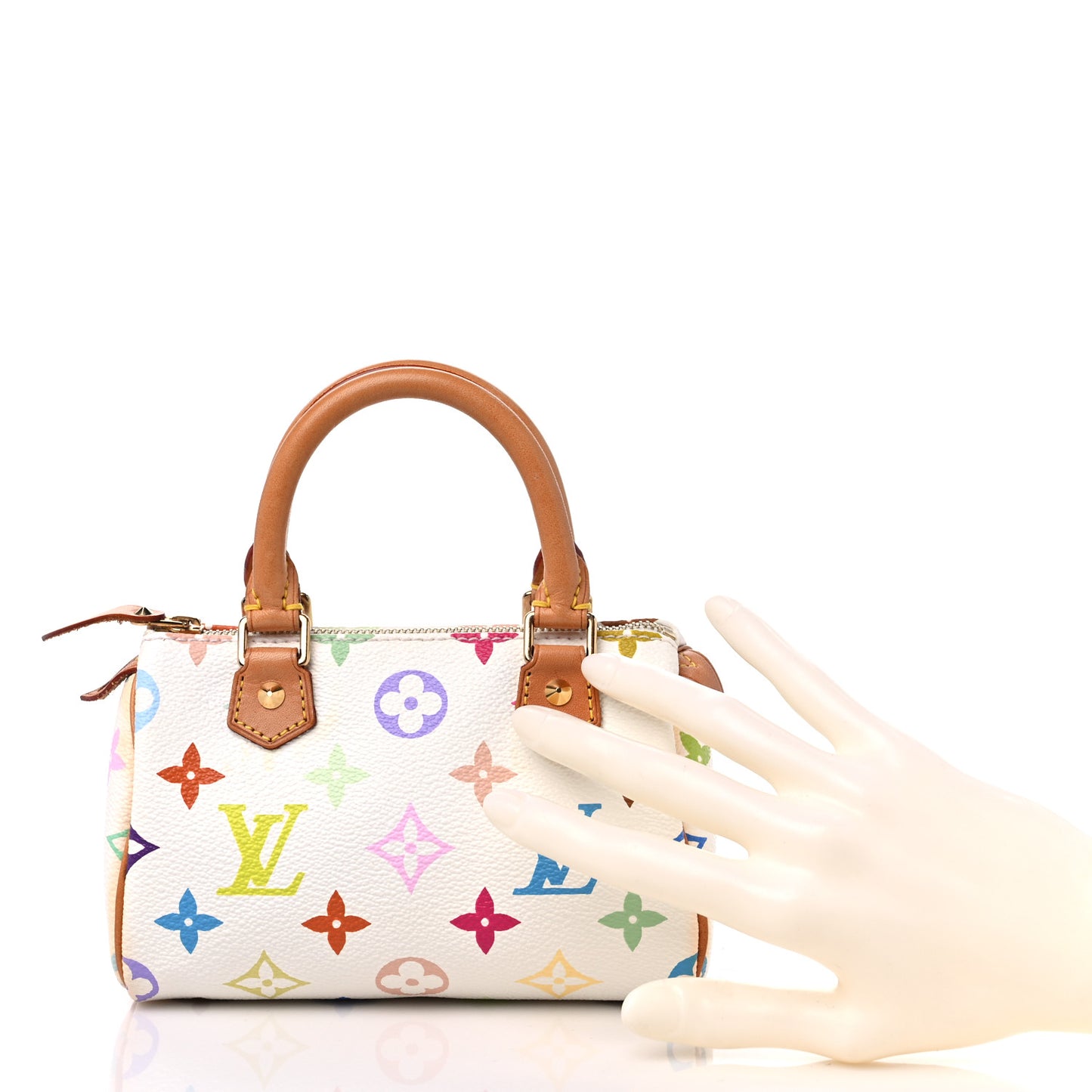 Monogram Multicolor Mini Sac HL Speedy White