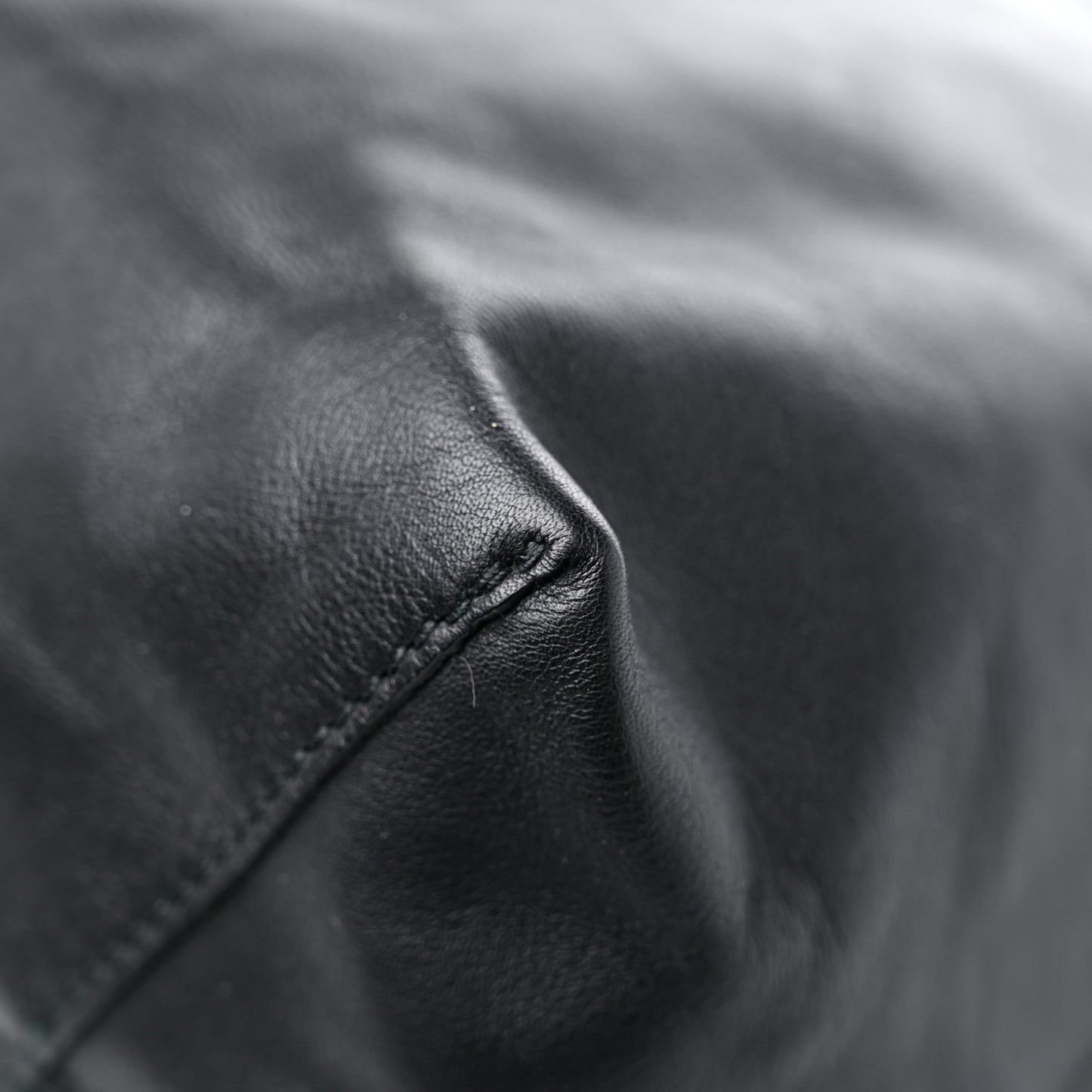 Calfskin Large Horsebit Tote Black