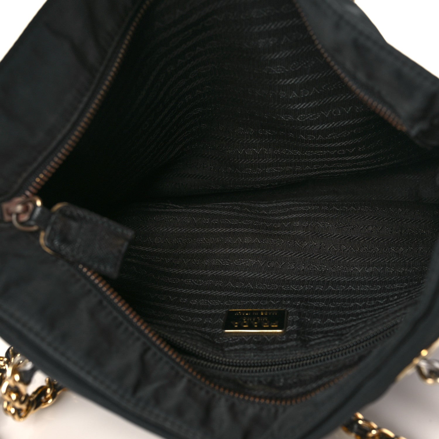 Prada Nylon Tessuto Impuntu Quilted Tote Black 4 of 8