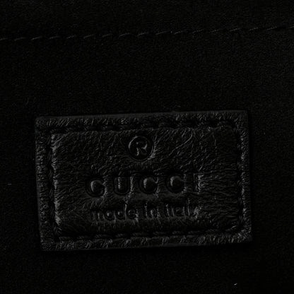 Gucci Nappa Vertical Matelasse Medium Maxi Horsebit Chain Shoulder Bag Black 6 of 10