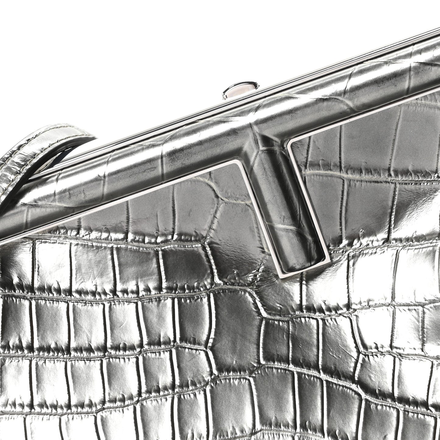 Crocodile Small Fendi First Silver