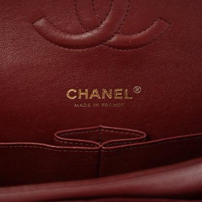 Chanel Caviar Quilted Medium Double Flap Burgundy 6 of 11