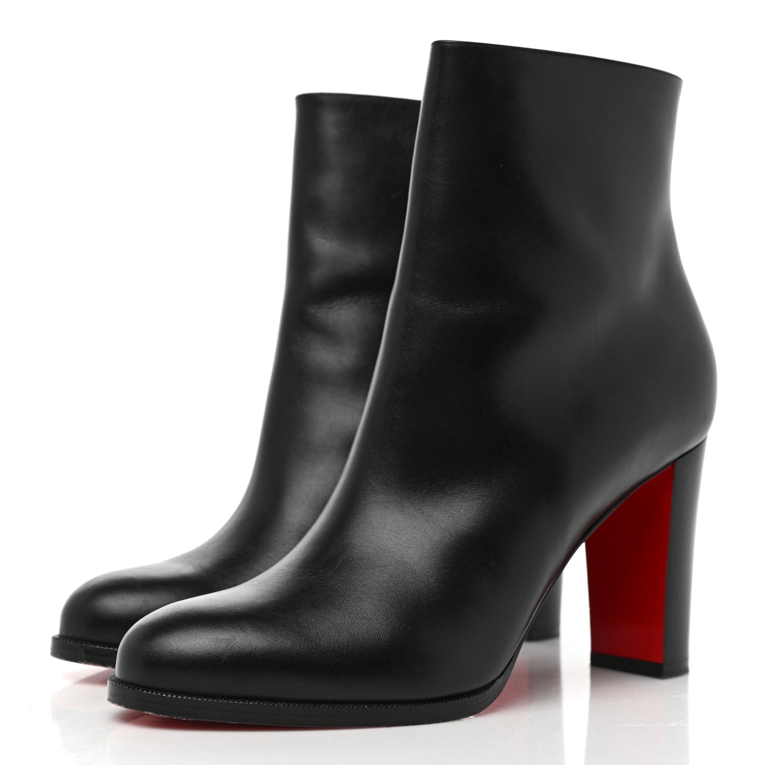 Christian Louboutin Calfskin Adox 85 Ankle Boots 40 Black 3 of 8