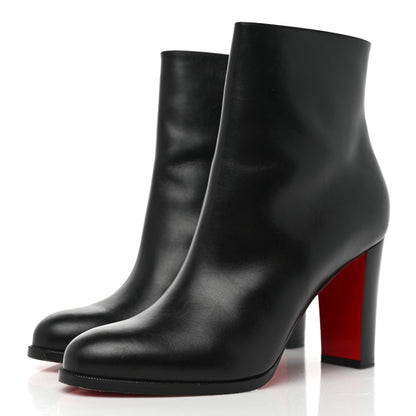 Christian Louboutin Calfskin Adox 85 Ankle Boots 40 Black 3 of 8