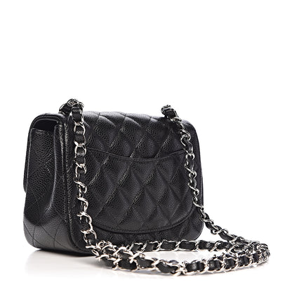 Chanel Caviar Quilted Mini Square Flap Black 3 of 10