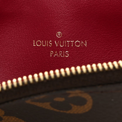 Louis Vuitton Monogram Felicie Chain Wallet Zippered Insert Fuchsia 6 of 6
