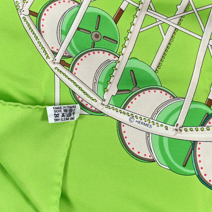 Hermes Silk Grande Roue Scarf 90 3 of 3
