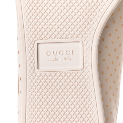 Gucci X SEGA Calfskin GUCCY Stars Womens Falacer Sneakers 39 White 6 of 10