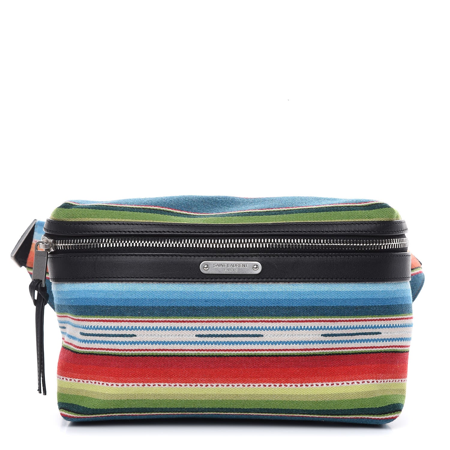 Saint Laurent Wool Mexican Jacquard City Belt Bag Multicolor 1 of 12