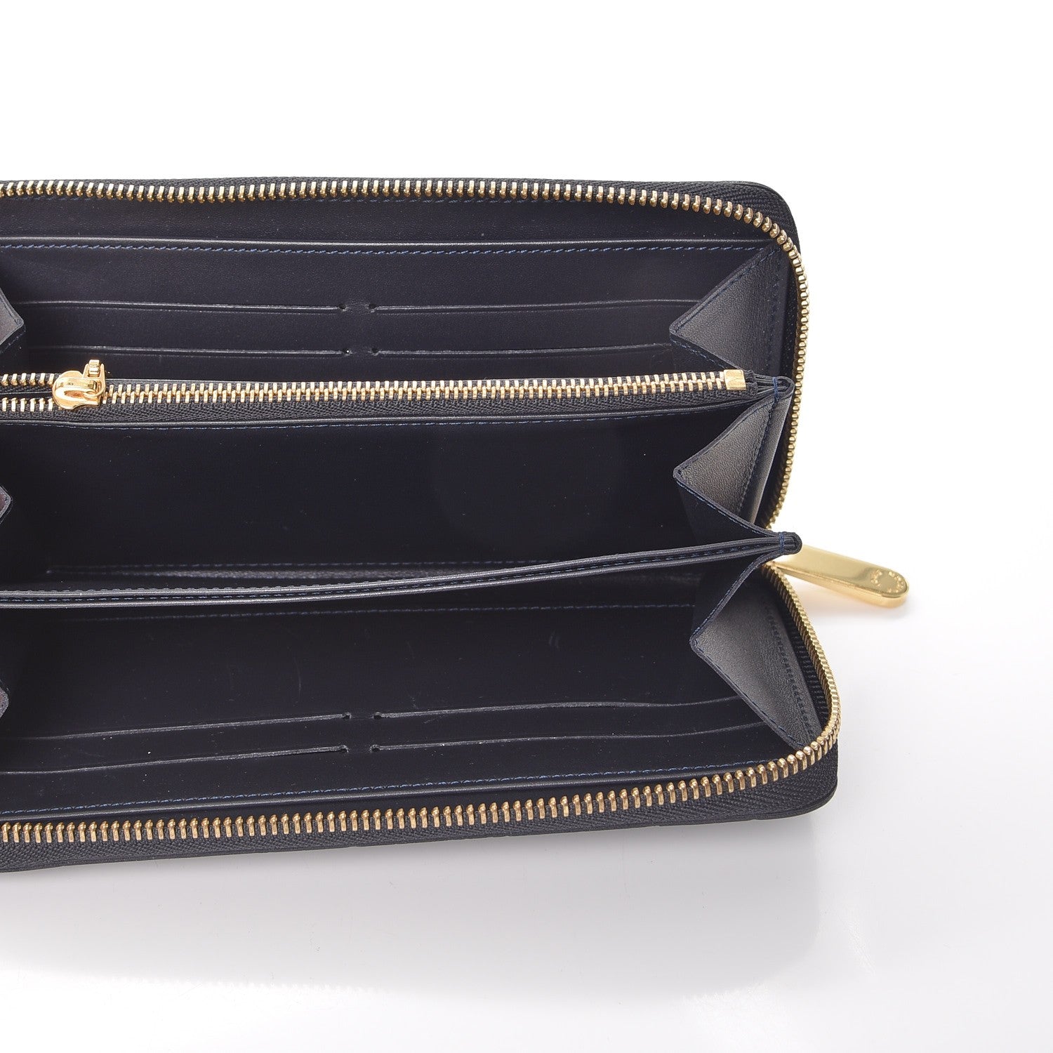Louis Vuitton Vernis Zippy Wallet Blue Infini 5 of 8